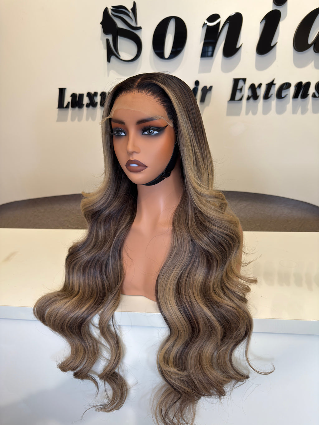 28” Sommy Waves | Warm Blonde & Brown | Raw